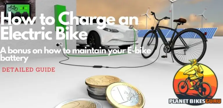 How to charge an E-Bike